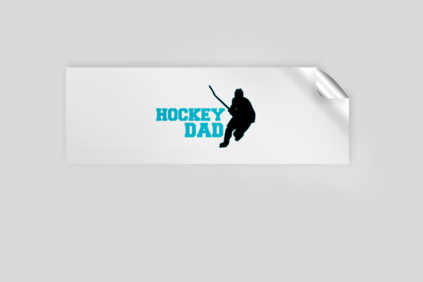 Bumper Sticker mockup on neutral background